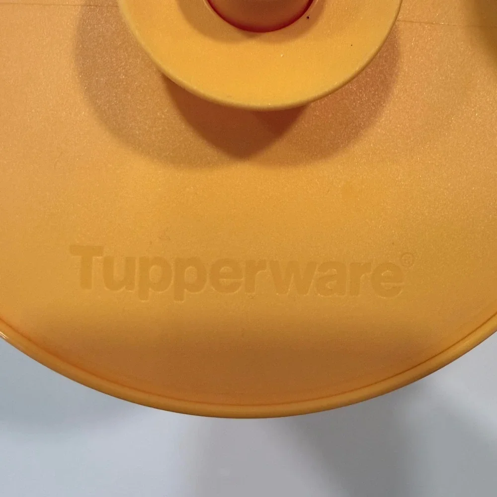 Tupperware 1.5L Push Button Pitcher Orange 1575-11 Vintage Style Kitchenware